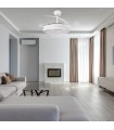 Ventilador WHITE HOOD DC 40W 2448Lm 4 Aspas CCT