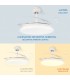 Ventilador WHITE OTAH STAR DC 40W 2448Lm 4 Aspas CCT