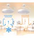 Ventilador WHITE OTAH DC 40W 2448Lm 4 Aspas CCT