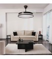 Ventilador BLACK CAMI DC 40W 2448Lm 4 Aspas CCT