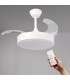 Ventilador WHITE THOR DC 24W 1920Lm 4 Aspas CCT
