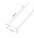 Difusor Transparente Para Perfil Ancho 12.5Mm -Metro-