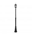 Farola Exterior Aluminio CAELUM 1xE27 Negro IP44 228x18x18Cm