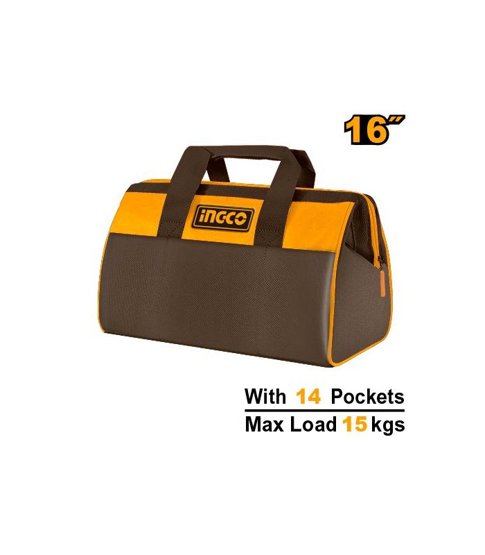 Bolsa Portamáquinas 14 Bolsillos 16" INGCO
