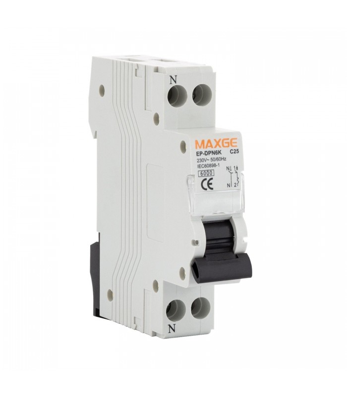 Interruptor Automático DPN 1P+N-6kA 1 Módulo Industrial