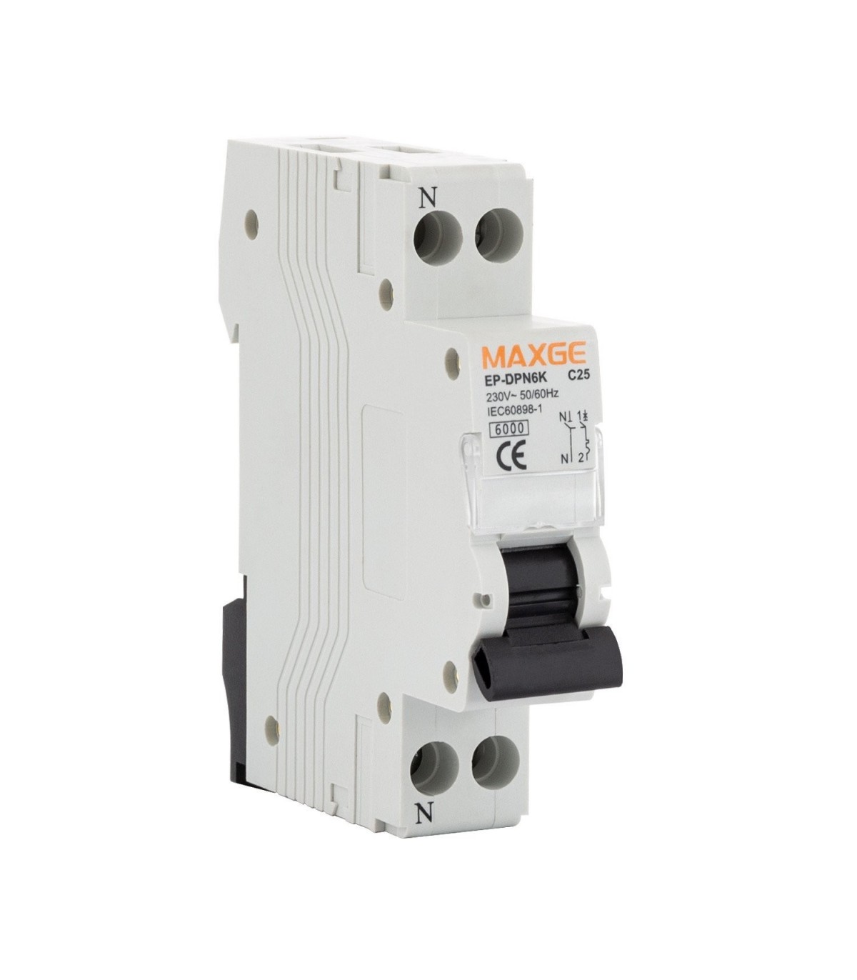Interruptor Automático DPN 1P+N-6kA 1 Módulo Industrial