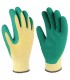 Guante poliéster y recubrimiento de látex Amarillo/Verde