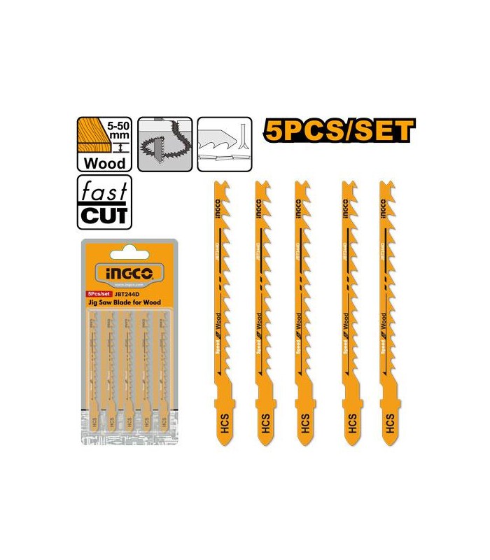 Blister 5 Sierras Calar para Madera 6TPI