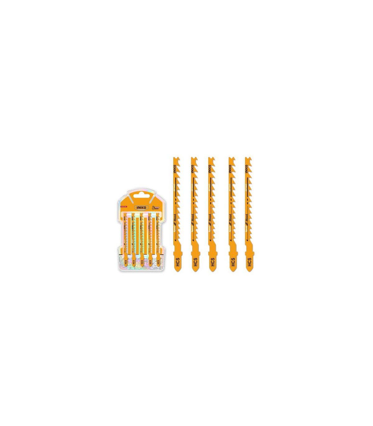 Blister 5 Sierras Calar para Madera 6TPI