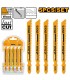 Blister 5 Sierras Calar para Madera 10TPI