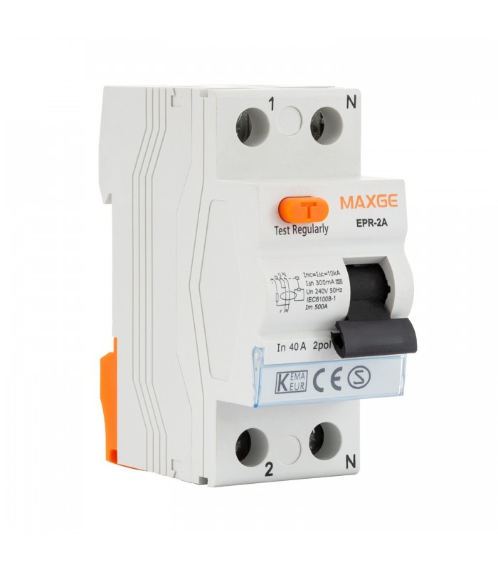 Interruptor Diferencial 2P-300mA-Clase AC-10kA Industrial