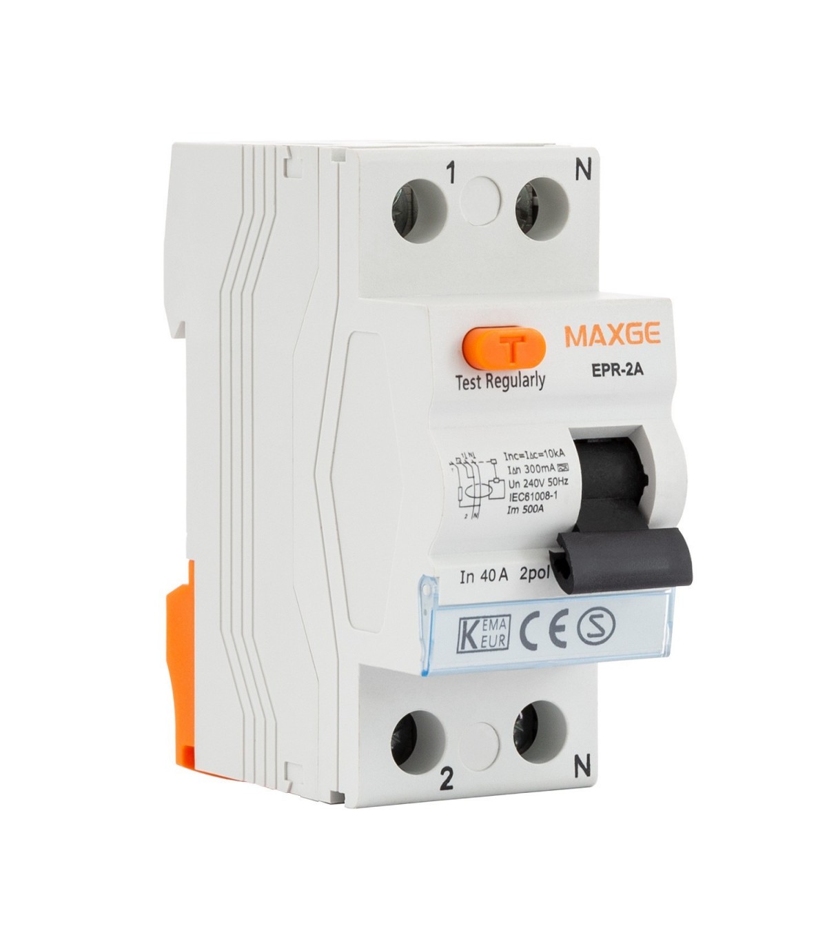 Interruptor Diferencial 2P-300mA-Clase AC-10kA Industrial