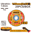 Disco corte METAL-INOX 115mm (25pcs)