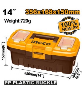 Caja Herramientas Plástico 356x168x150mm