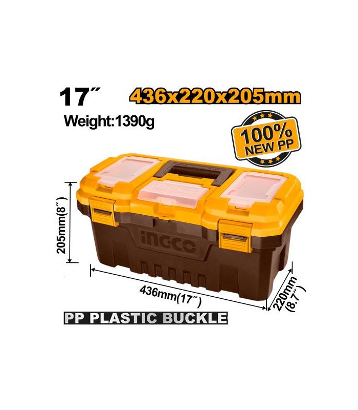 Caja Herramientas Plástico 436x220x205mm