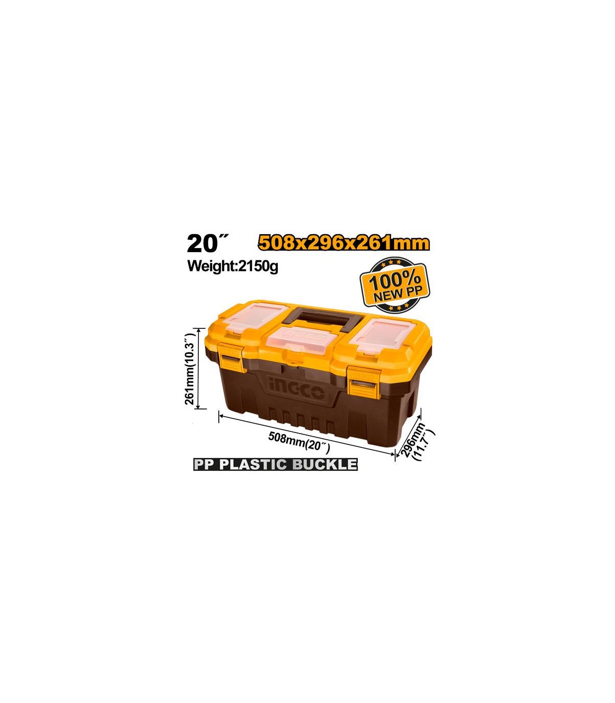 Caja Herramientas Plástico 508x296x261mm
