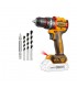 Taladro de Impacto BRUSHLESS Li-ion 20V Cargador + 2 Baterías 2AH