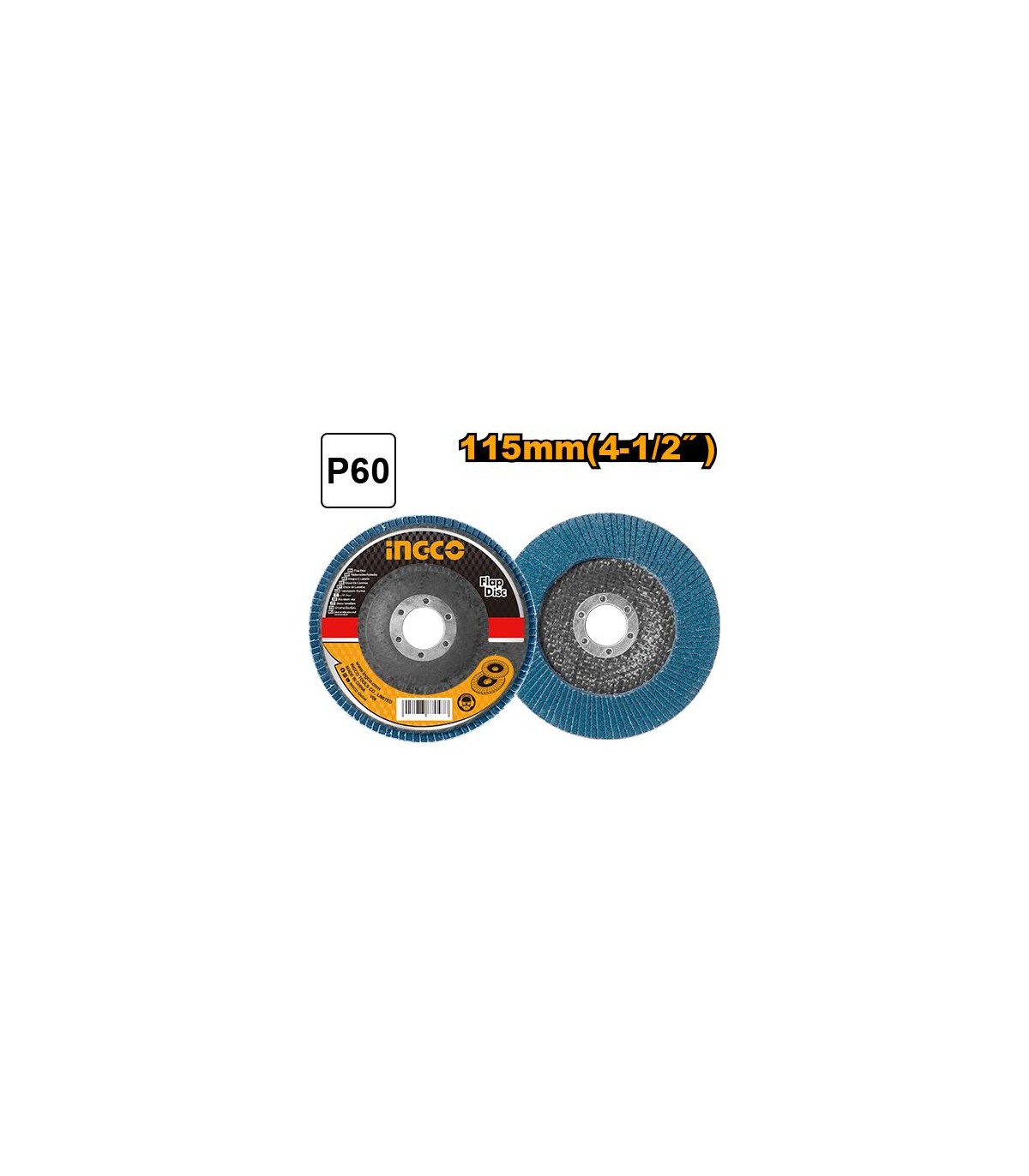 Disco abrasivo laminas zirconio 115mm P60