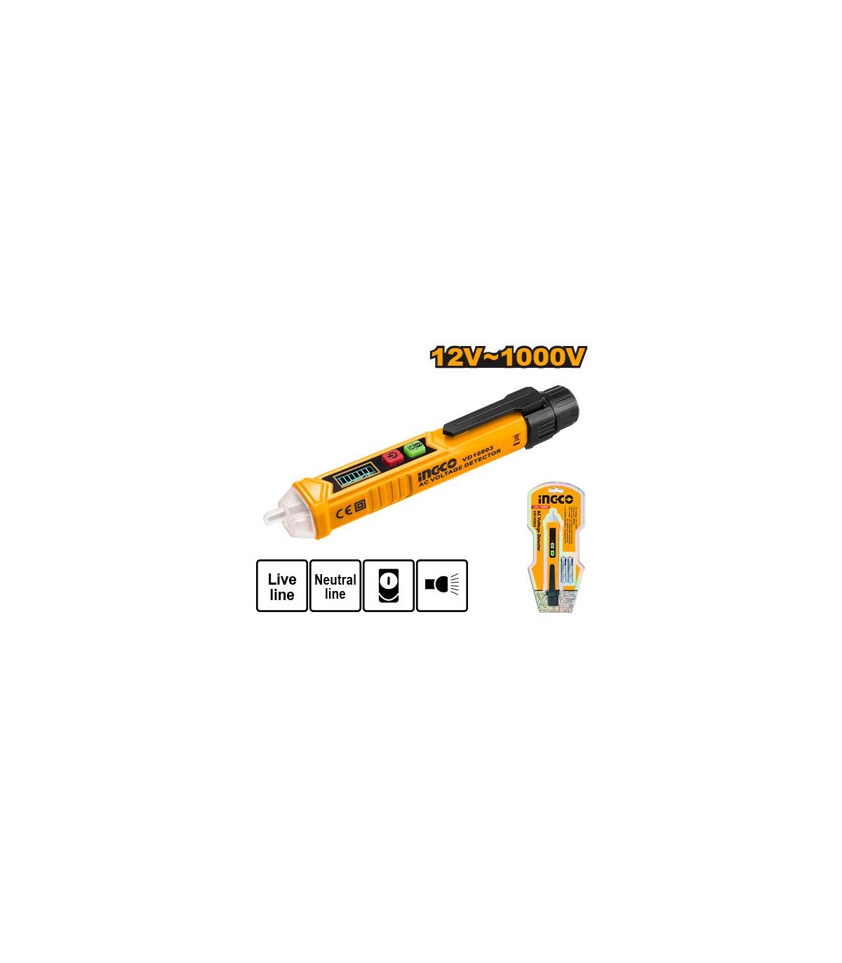 Detector de Corriente sin contacto INGCO