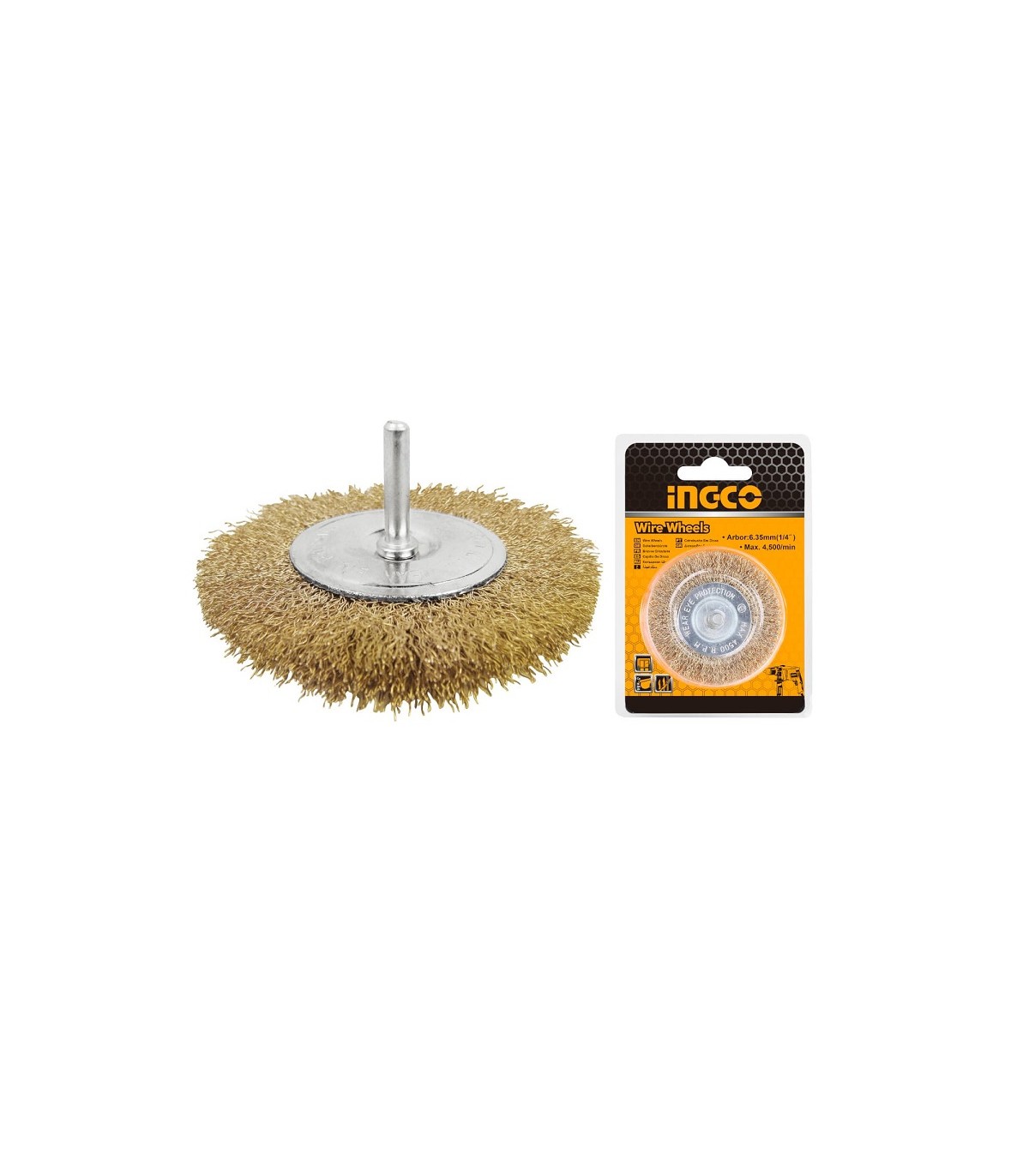 Cepillo plano Acero Latonado 75mm