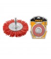 Cepillo Abrasivo plano Nylon 75mm