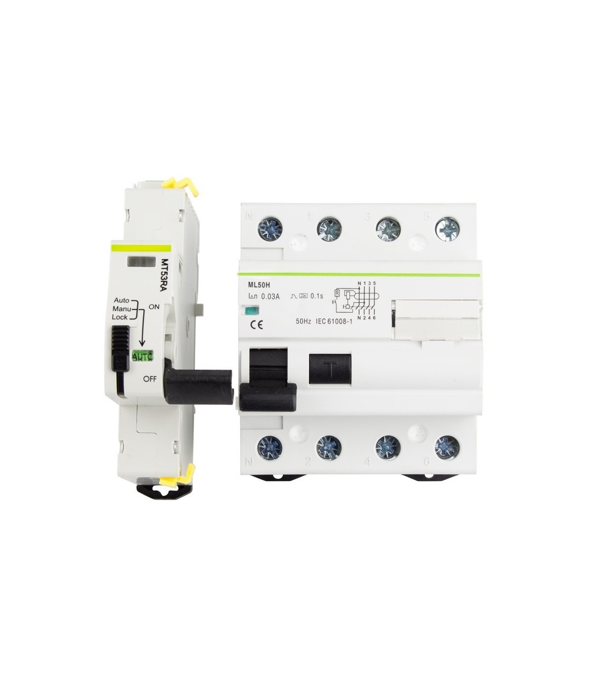 Interruptor Diferencial Rearmable Compacto 4P-30mA-10KA Superinmunizado