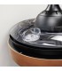 Ventilador Ranta DC 36W 3547Lm 3 Aspas Negro/Cerezo CCT