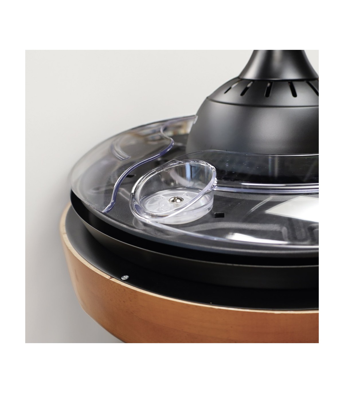 Ventilador Ranta DC 36W 3547Lm 3 Aspas Negro/Cerezo CCT