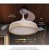 Ventilador Ranta DC 36W 3547Lm 3 Aspas Blanco/Haya CCT