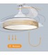 Ventilador Ranta DC 36W 3547Lm 3 Aspas Blanco/Haya CCT