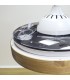 Ventilador Ranta DC 36W 3547Lm 3 Aspas Blanco/Haya CCT