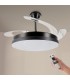 Ventilador BLACK  HOOM DC 40W 2448Lm 4 Aspas CCT