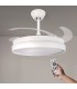 Ventilador WHITE AFAR DC 40W 2448Lm 4 Aspas CCT