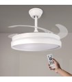 Ventilador WHITE AFAR DC 40W 2448Lm 4 Aspas CCT
