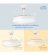 Ventilador WHITE AFAR DC 40W 2448Lm 4 Aspas CCT
