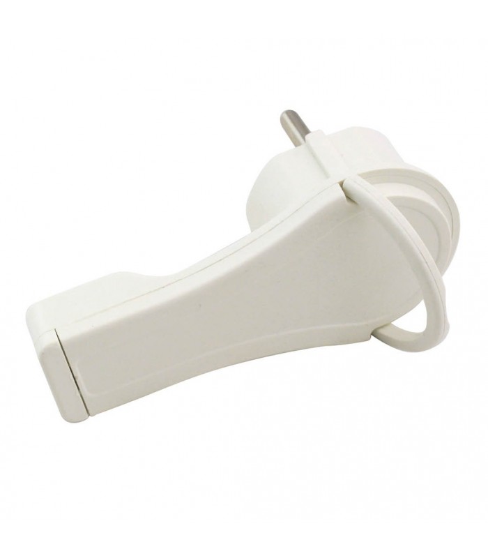 Clavija Trasmueble Schuko 2P+T 16A 250V Blanca