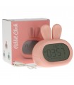 Despertador con Luz De Noche Recargable RABBIT 3W