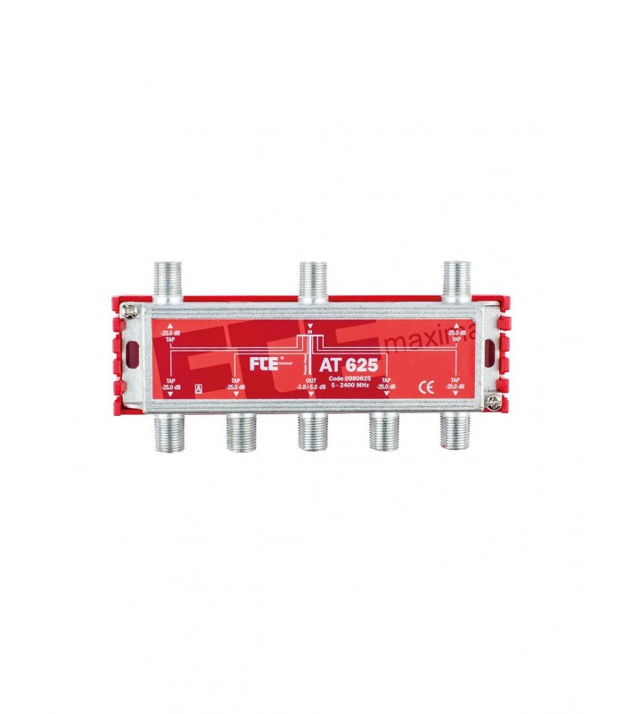 Derivador 5-2400Mhz 6 VIAS 25dB AT625