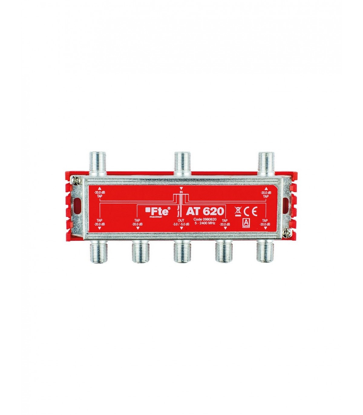 Derivador 5-2400Mhz 6 VIAS 20dB AT620