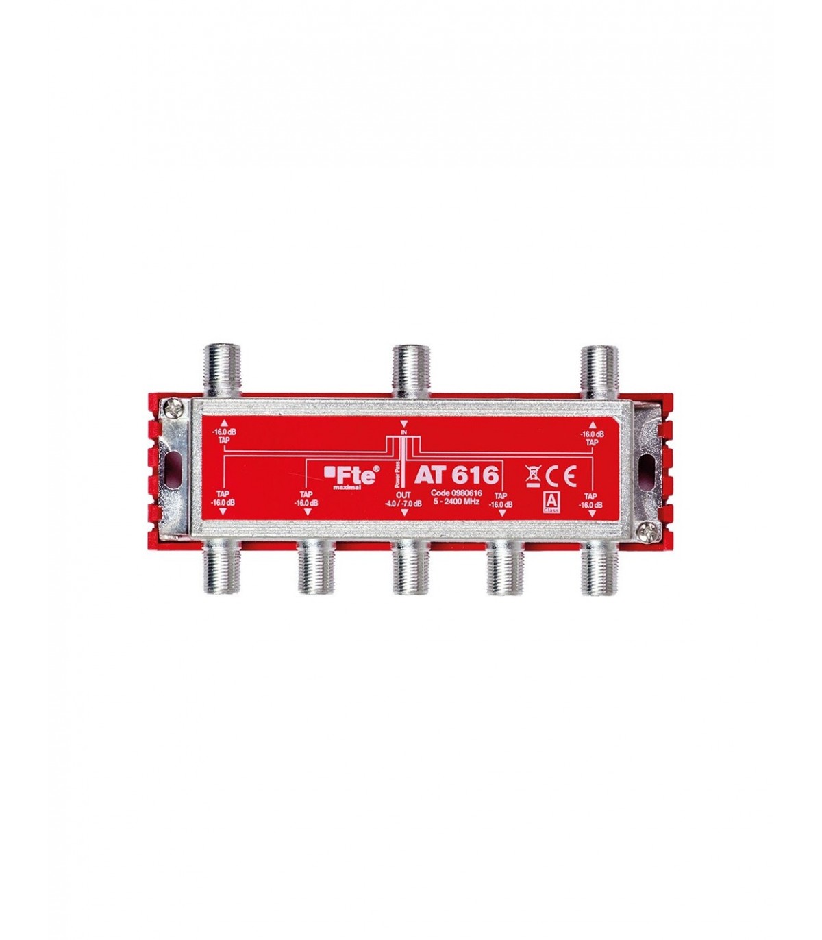 Derivador 5-2400Mhz 6 VIAS 16dB AT616