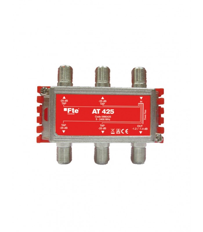 Derivador 5-2400Mhz 4 VIAS 25dB AT425