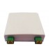 Caja terminal interior vivienda para 2 Fibras con 2 adaptadores SC/APC PAU-2F