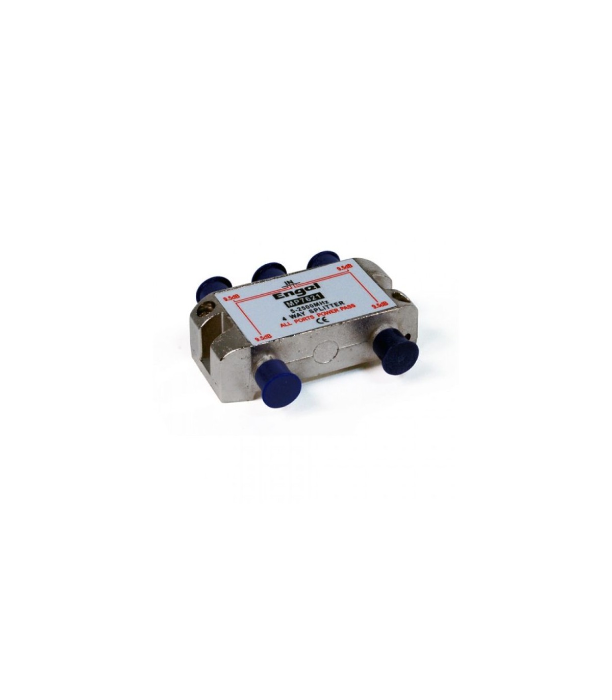 Repartidor de 4 Salidas TDT y SAT con Conector F 9.5dB Engel