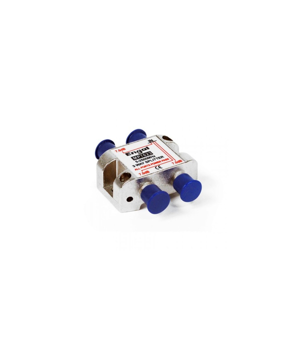 Repartidor de 3 Salidas TDT y SAT con Conector F 7.1dB Engel