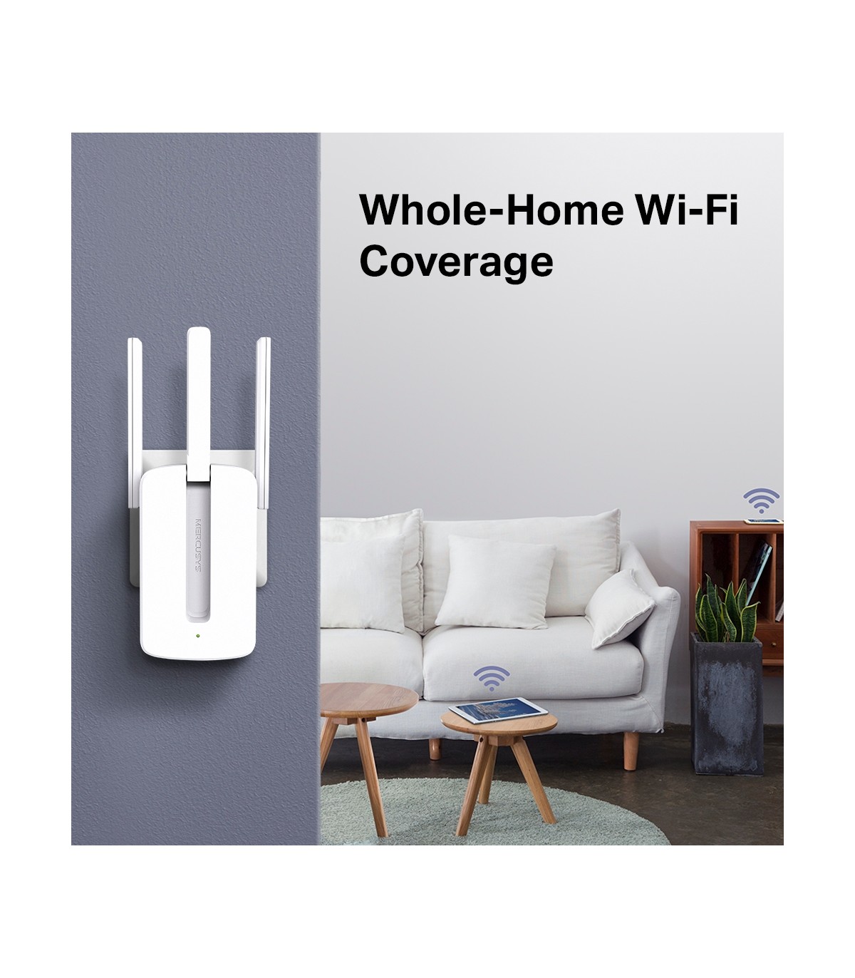 Repetidor WiFi 2.4GHz 300Mbps Mercusys