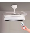 Ventilador WHITE BROOKS DC 43W 3800Lm 4 Aspas CCT