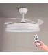 Ventilador WHITE DIAMOND DC 43W 3800Lm 4 Aspas CCT