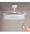 Ventilador WHITE DIAMOND DC 43W 3800Lm 4 Aspas CCT
