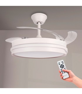 Ventilador WHITE ALAN DC 43W 3800Lm 4 Aspas CCT
