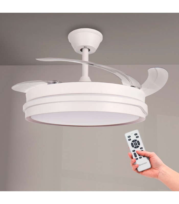Ventilador WHITE ALAN DC 43W 3800Lm 4 Aspas CCT